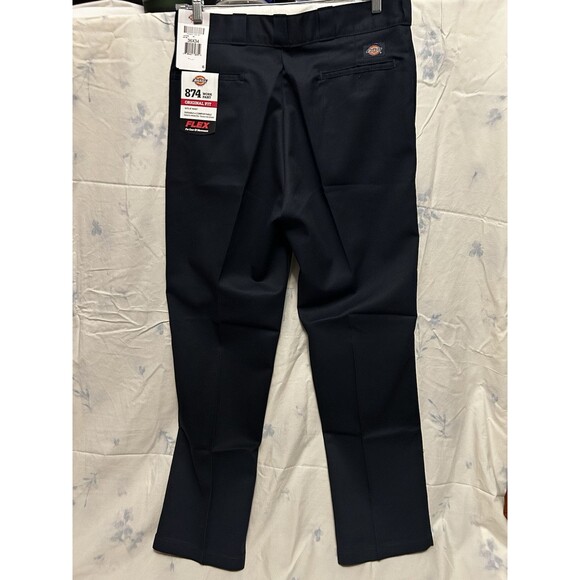 NWT Dickies 36x34 Men's 874 Navy Original Fit Work Pants Straight Leg NWT - Picture 4 of 8